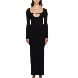 SKIMS Soft Lounge Long Sleeve Keyhole Maxi Dress